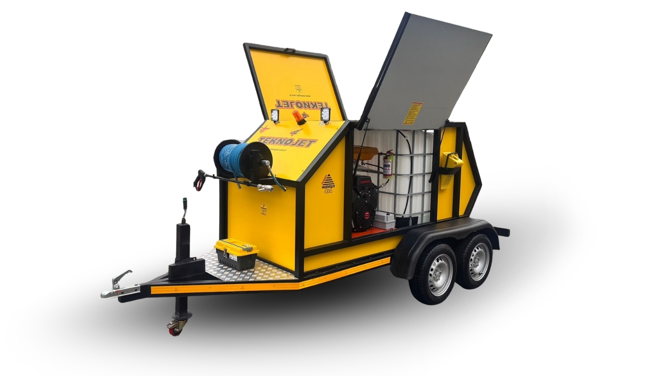 ROMORKLU BENZİNLİ 500 BAR SU JETİ